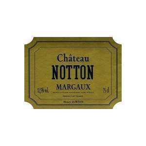  Chateau Notton Margaux 2007 750ML Grocery & Gourmet Food