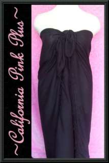 Beautiful Black Sarong Swimsuit Cover up