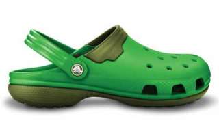 CROCS DUET LIME/ARMY GREEN UNISEX SLINGBACK Size 6 M  