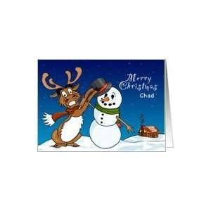  Chad   Christmas Deer Greeting Card Card Health 