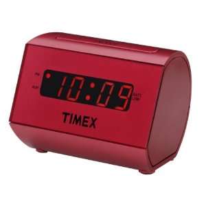    Timex T126 Large Display LED Alarm Clock (Red) Electronics