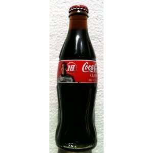  NASCAR #18 BOBBY LABONTE Coca Cola Classic Coke Glass Bottle 