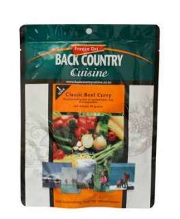 Back Country Freeze Dried Dehydrated Food Beef Curry S1  