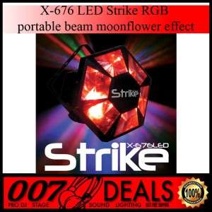 676 Strike 224 RGB LEDs portable beam effect moonflower dj club 