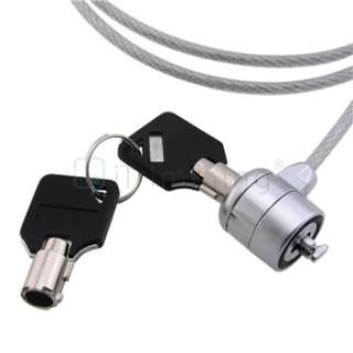 Universal Security Cable Chain Lock with 2 keys For All Laptop Netbook 