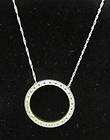 ct round diamond ideal cut circle of life pendant solid 14k white 