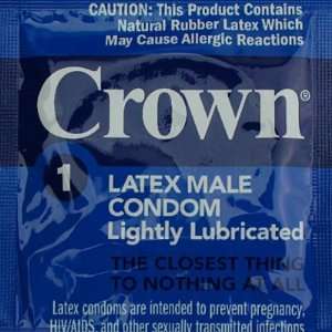  Crown Lubricated Condoms 60 Pack