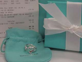 Tiffany Elsa Peretti Full Heart Diamond Ring 925 BRAND NEW  