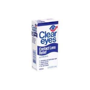  Clear Eyes Contact Lens Relief Eye Drops (CLR) 0.5oz 