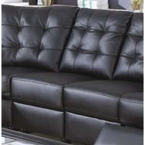  Black Armless Sectional Chair by Coaster   coaster 