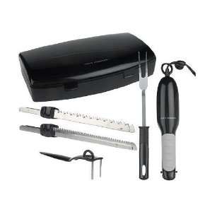 Cooks Essentials Electric Knife Set with Carrying Case  