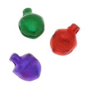    Color Steel Hollow Jingle Bell Beads 6mm/100 Arts, Crafts & Sewing