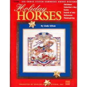  Holiday Horses (cross stitch) Arts, Crafts & Sewing