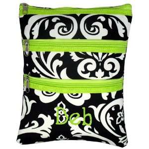   with Lime Green Trim Hipster Crossbody Purse Bag 