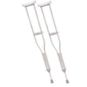  Pediatric size Walking Crutches with Underarm Pad and 