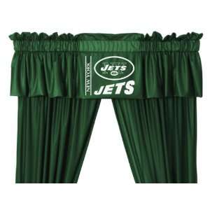 New York Jets NY Window Treatments Valance and Drapes  