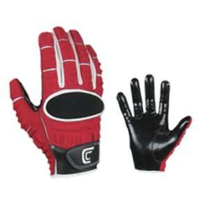  Cutters The Gamer All Position Gloves RED 05 AS Sports 
