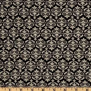  Wide Communique Damask Brown Fabric By The Yard Arts, Crafts & Sewing