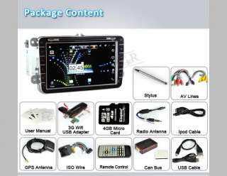   Android Car DVD Radio Stereo GPS NAV 3G WiFi For VW Passat Golf  
