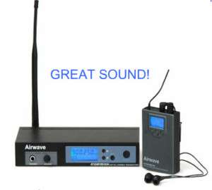 Airwave Wireless In Ear Monitoring System AT EAR 1001  