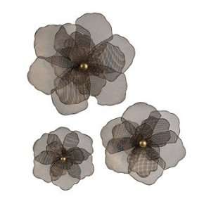  IMAX Astaire Flower Wall Decor, Set of 3