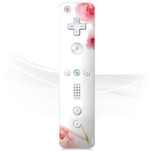  Design Skins for Nintendo Wii Controller   Pink Roses Design 