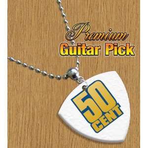50 Cent Chain / Necklace Bass Guitar Pick Both Sides Printed