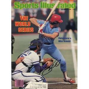 Mike Schmidt Autographed Sports Illustrated   October 27, 1980 (James 