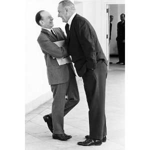  Lyndon Johnson & Abe Fortas Laughing 8x12 Silver Halide 