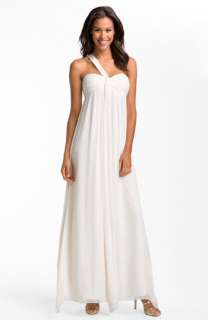 Max & Cleo One Shoulder Chiffon Gown  