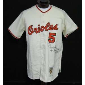 Brooks Robinson Autographed/Signed Orioles M&N Jersey