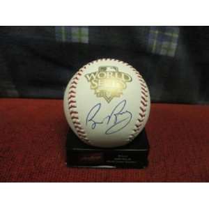  Bruce Bochy Autographed Ball   2010 World Series Giants 