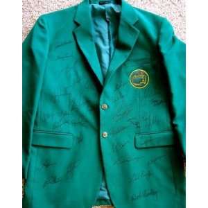 Golf Jacket Signed / Autographed by the Masters Winners   Mens Golf 