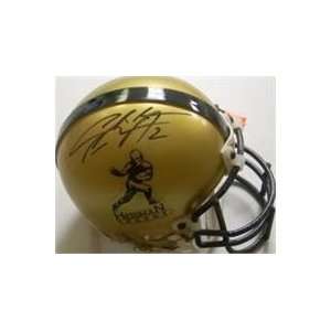 Charles Woodson autographed Football Mini Helmet (Heisman)