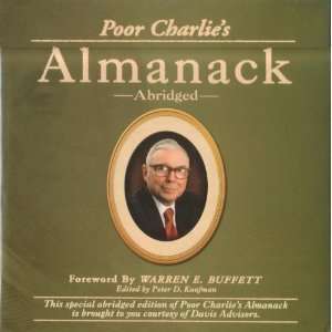  Poor Charlies Almanack (9781578643035) Peter D. Kaufman Books