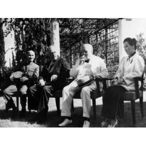 Chiang Kai Shek, Franklin D. Roosevelt and Winston Churchill, Cairo 