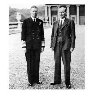  King George VI and Clement Attlee, at Buckingham Palace 