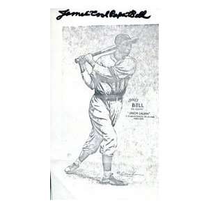  James Cool Papa Bell Autographed Postcard Sports 