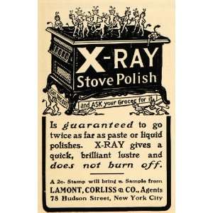  1904 Ad Lamont Corliss & Co. X Ray Stove Polish Devils 