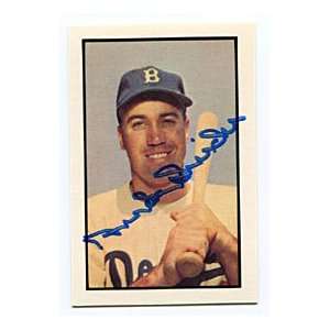 Duke Snider Autographed / Signed 1983 Reprint 1953 Bowman Card