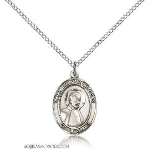  St. Edmund Campion Medium Sterling Silver Medal Jewelry