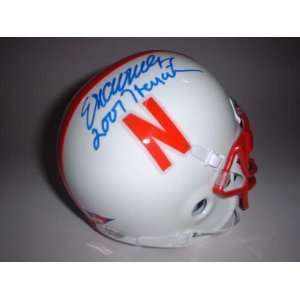 Eric Crouch Autographed Nebraska Cornhuskers Schutt Mini Helmet with 