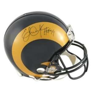 Eric Dickerson Signed Helmet   with HOF 99 Inscription   Autographed 