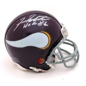 Fran Tarkenton Minnesota Vikings Autographed Throwback Mini Helmet 