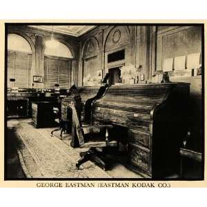  1930 Print George Eastman Office Decor Eastman Kodak 
