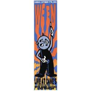  Ween Gibby Haynes Original Concert Poster KUHN