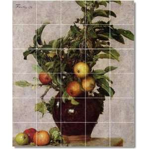 Henri Fantin Latour Fruit Vegetables Floor Tile Mural 15  40x48 using 