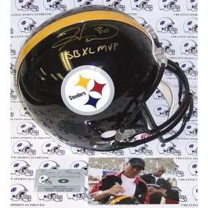 Hines Ward Signed Pittsburgh Steelers Full Size Helmet