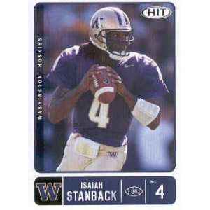  2007 Sage HIT 14 Isaiah Stanback RC ( Washington QB ) NFL 