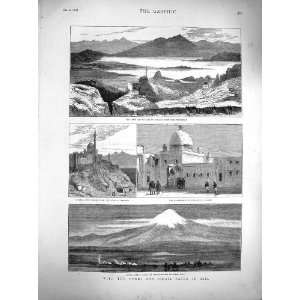  1877 Mount Ararat Ismail Pasha Castle Bayazid Mosque